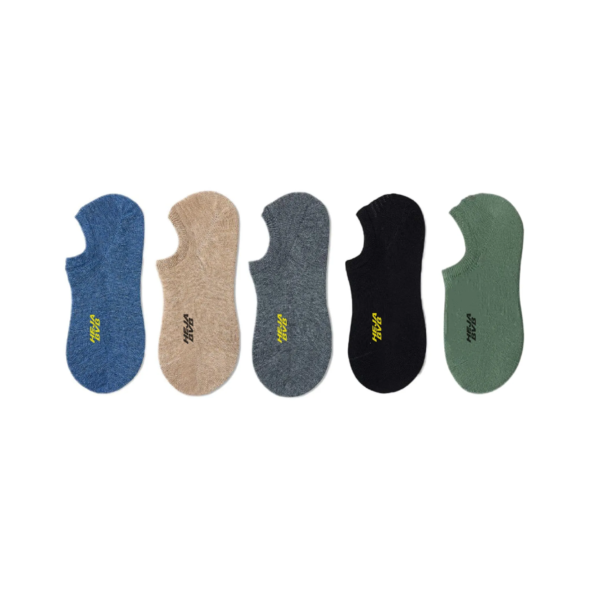 PULUSHIDUOTEMENGDE No Show Носки Унисекс 5 пар