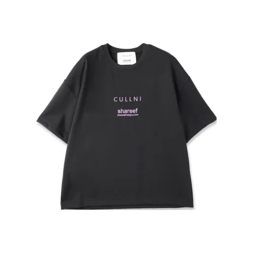 CULLNI Черная унисекс футболка