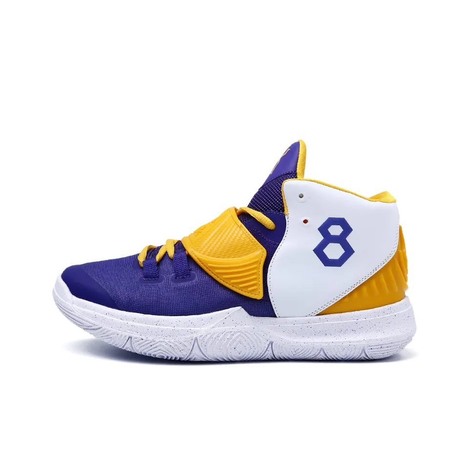 CASLON x Cool Odd Дышащий Легкий Амортизация MID Топ Детские Баскетбольные Кроссовки Фиолетовый Золото Подростки