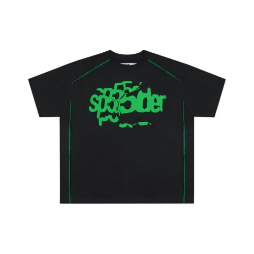 Sp5der Черная Мужская Рубашка