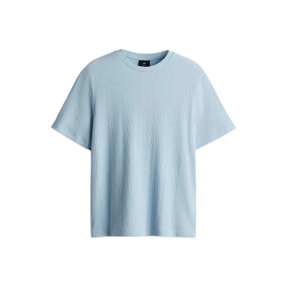 H&M Светло-синие Мужские T-рубашки