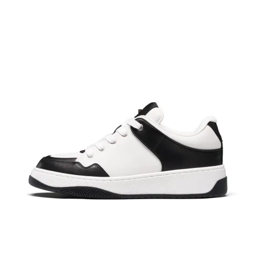 TRUFFAUT Кроссовки для скейтбординга Low Top Черный/Белый Мужские