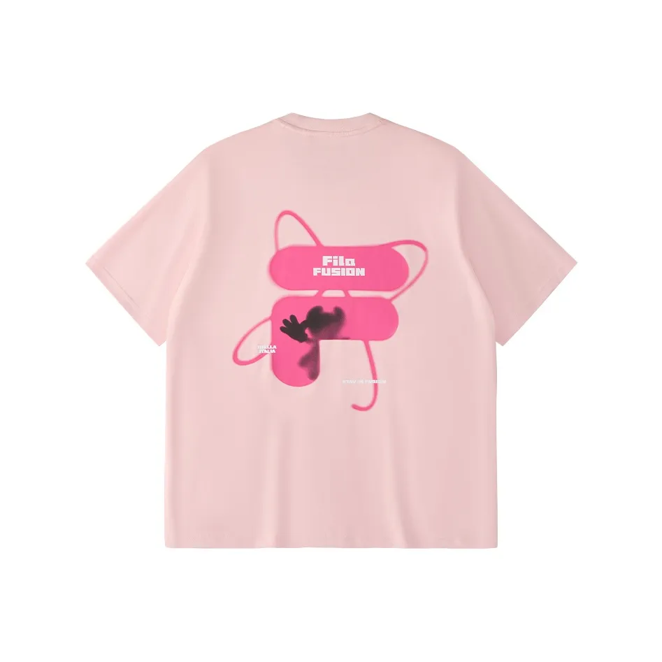 FILA FUSION FOB T-Shirt Унисекс Оранжевый Серый Розовый