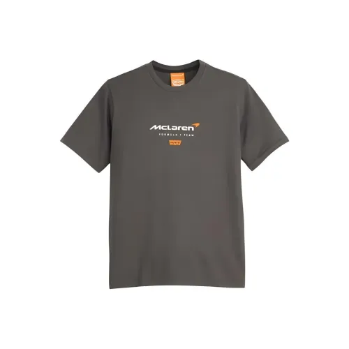 Levis McLaren Гонки Co Брендированная Серия Темно-серая Мужская Рубашка