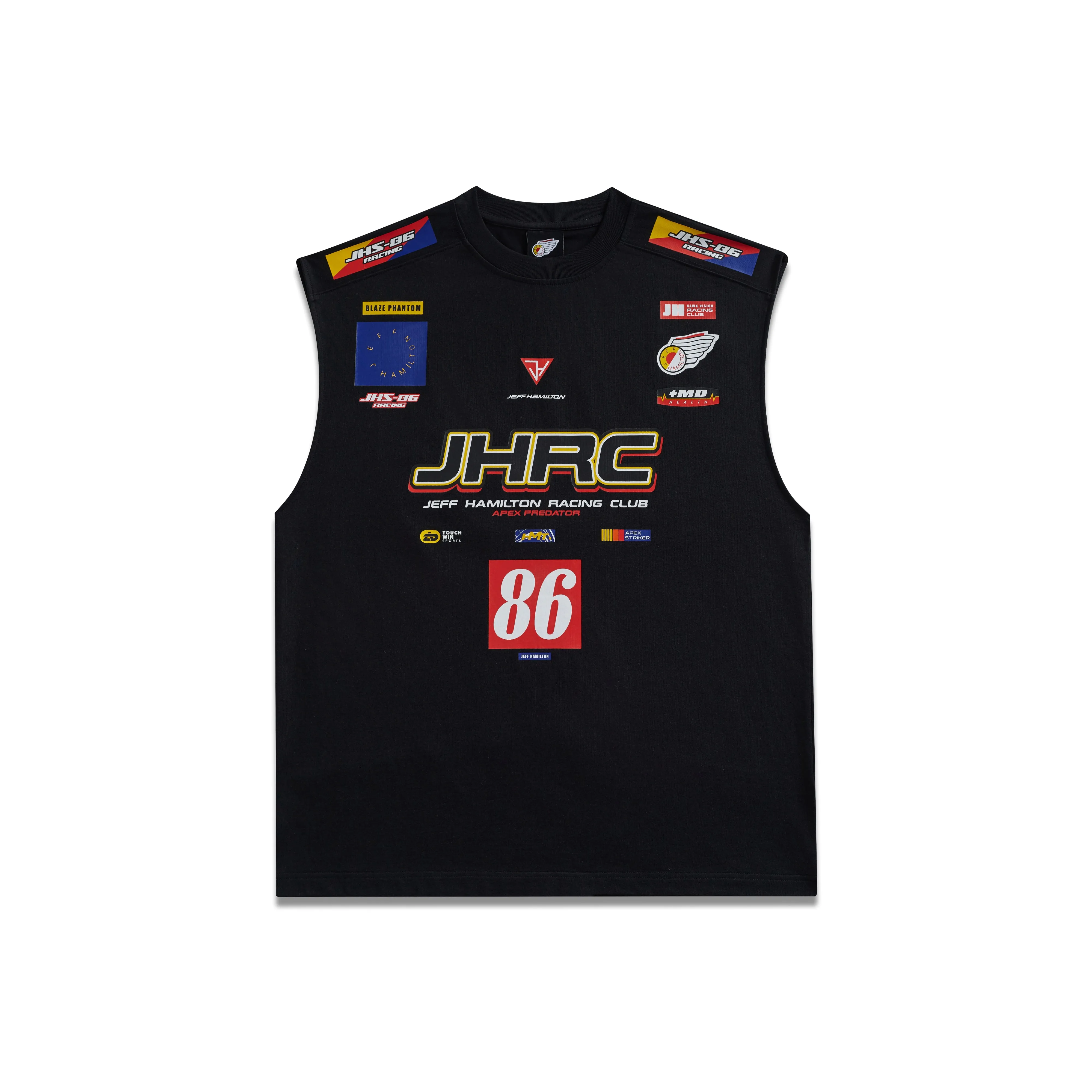 JEFF HAMILTON T-Shirt Унисекс Черный