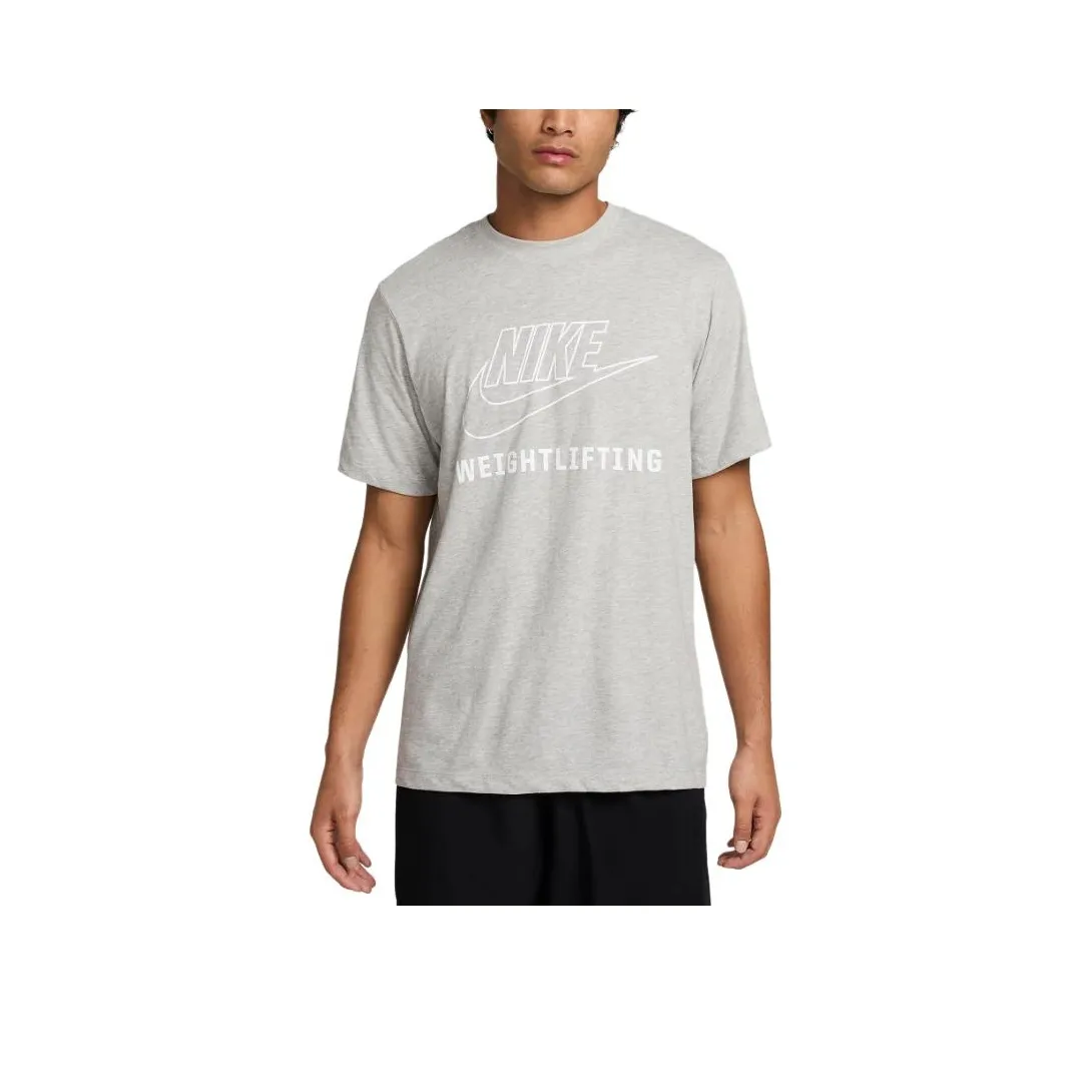 Nike Swoosh T-Shirts Men Gray