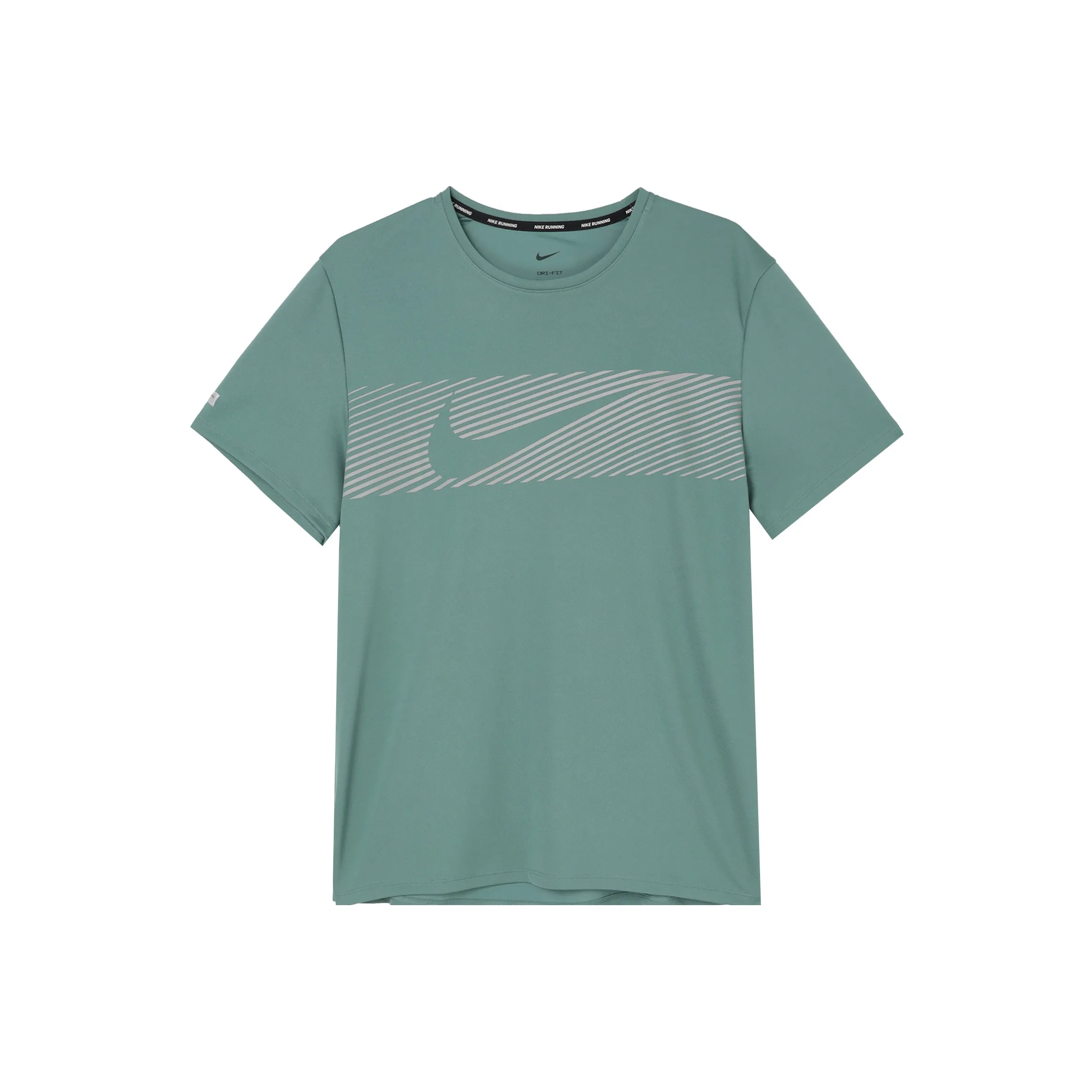 nike Miler Flash T Рубашка Мужская Прибрежный Синий