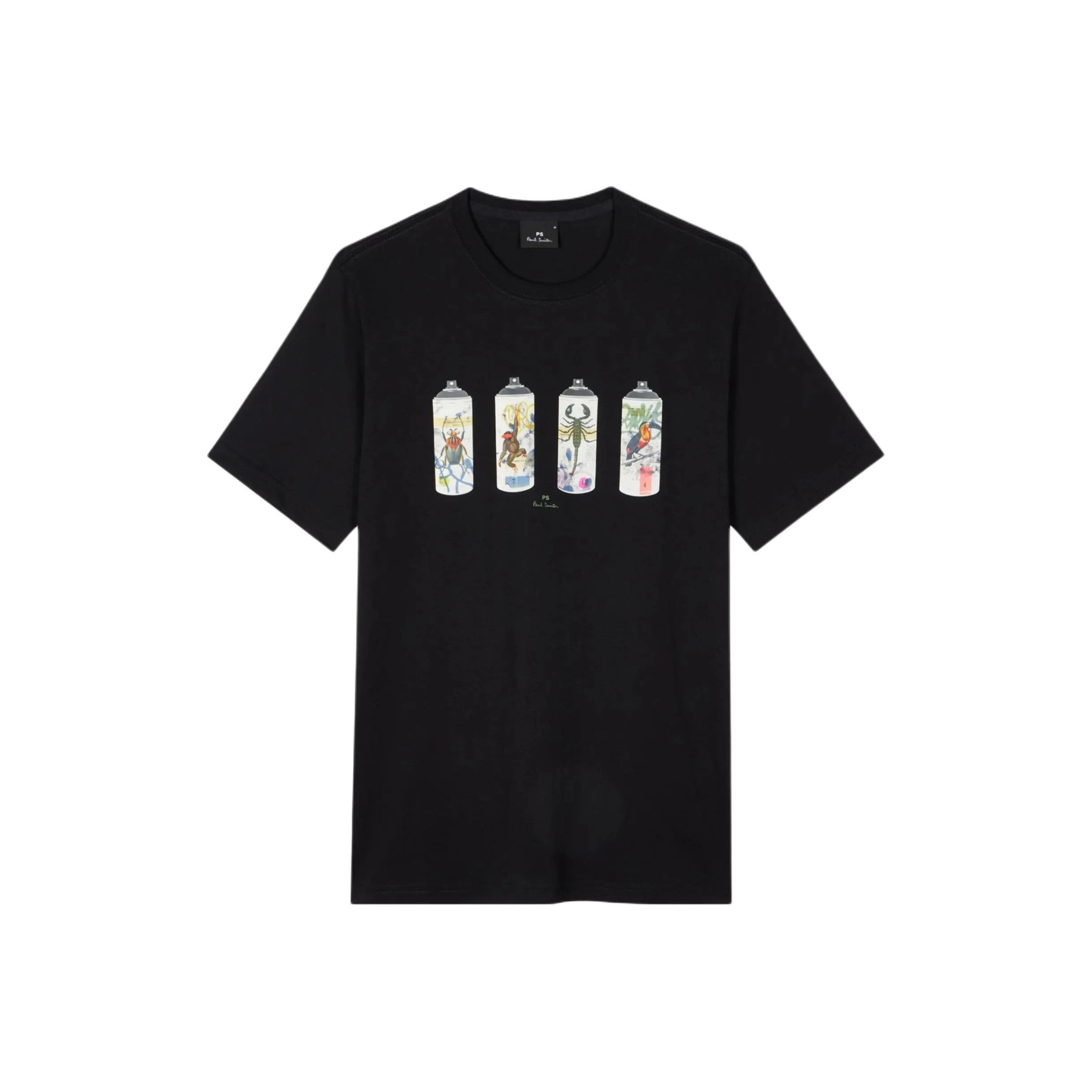 Paul Smith Spray Cans Print Crewneck T Shirt