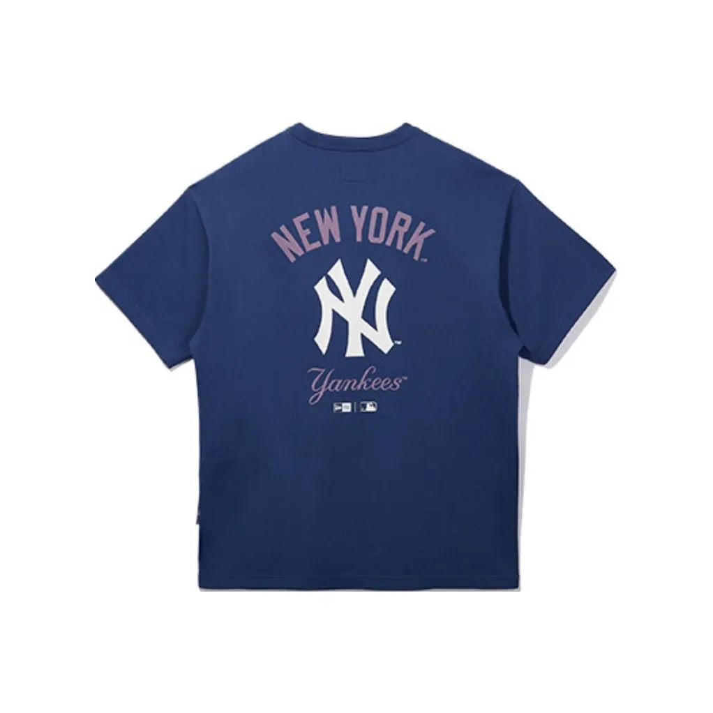 New Era T Shirts Unisex Navy Blue