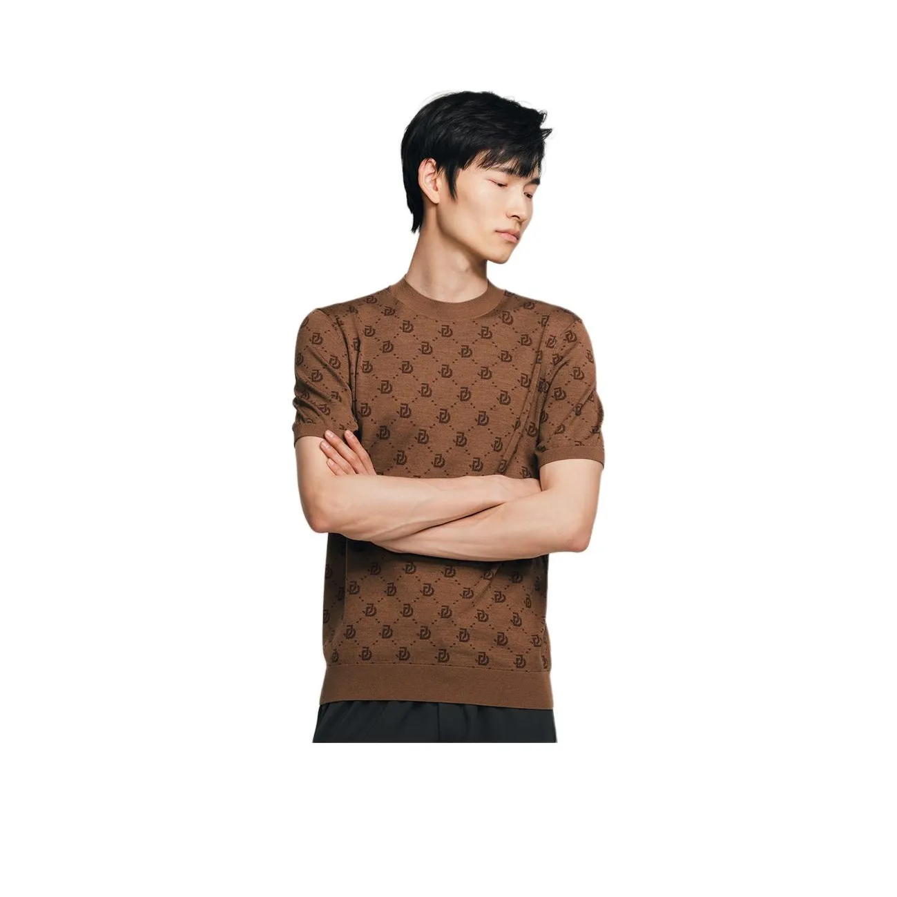 JODOLL Кофейный Мужской T-Рубашки