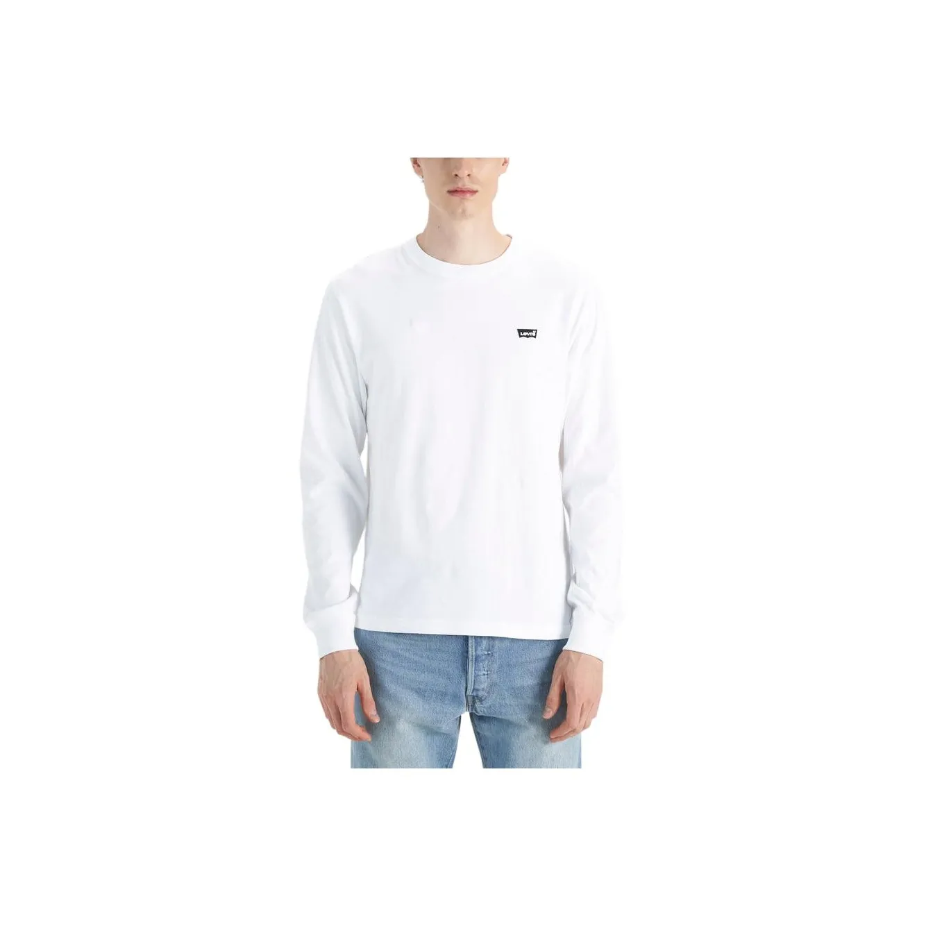 Levis Белая Мужская T-Рубашка