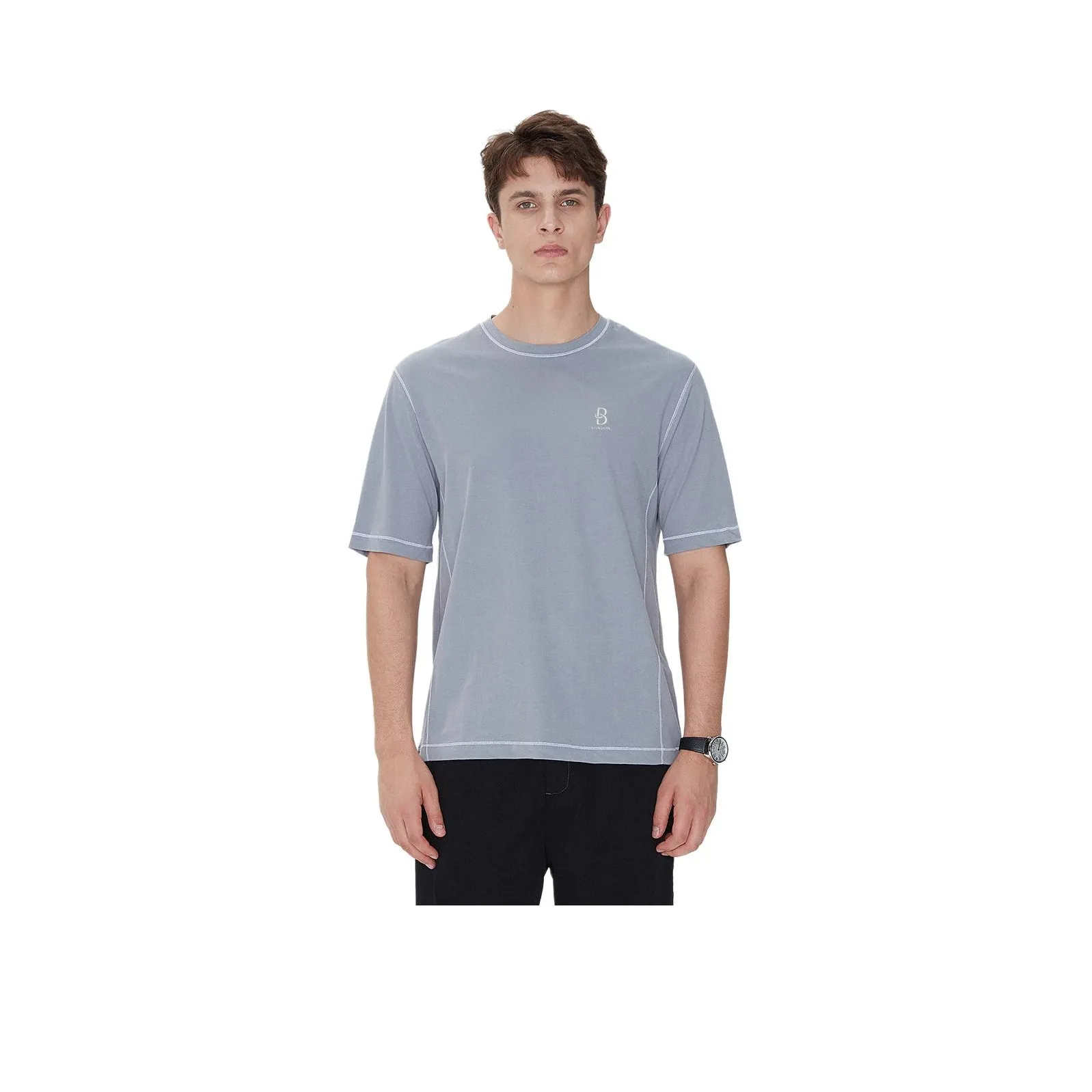 Byford T Рубашка Мужская Светло-Серого Цвета