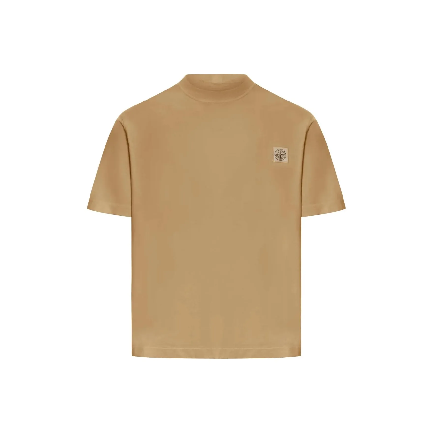STONE ISLAND Logo Patch Short Sleeved T Shirt