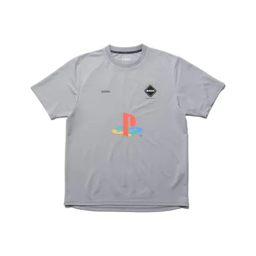 F.C Real Bristol PlayStation Co Бренд Серый Унисекс T Рубашки