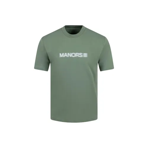 MANORS GOLF APPAREL Зеленая Мужская Рубашка
