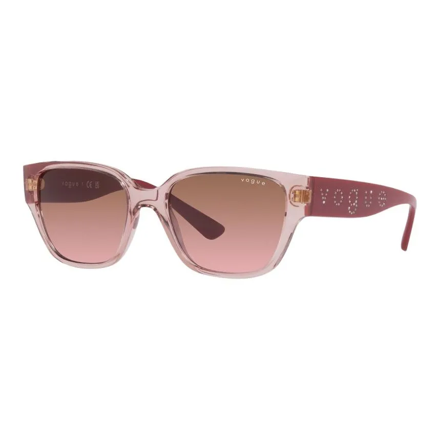 VOGUE Injection Irregular Shape Sunglasses Women's Pink
