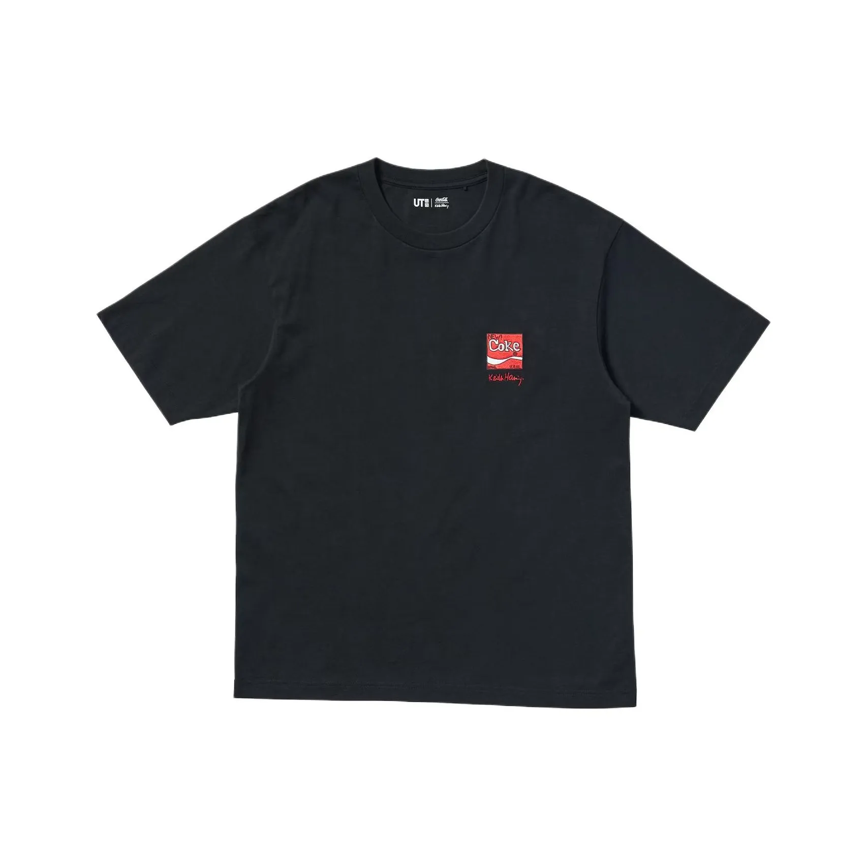 Coca cola X Keith Haring X UNIQLO Keith Haring X Coca Cola Collaboration T Shirts Unisex Black