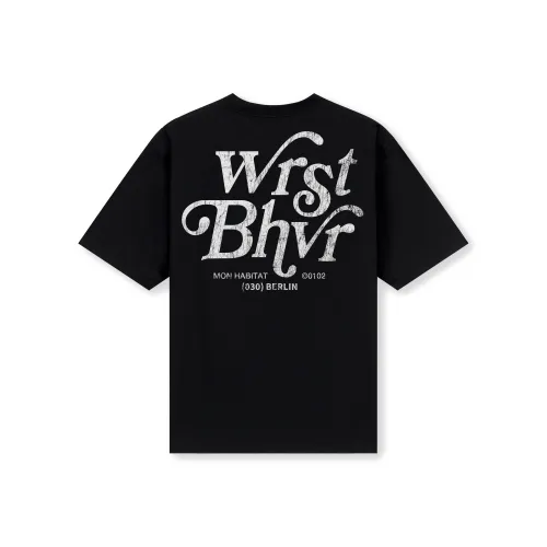WRSTBHVR PIONEER Черная унисекс футболка