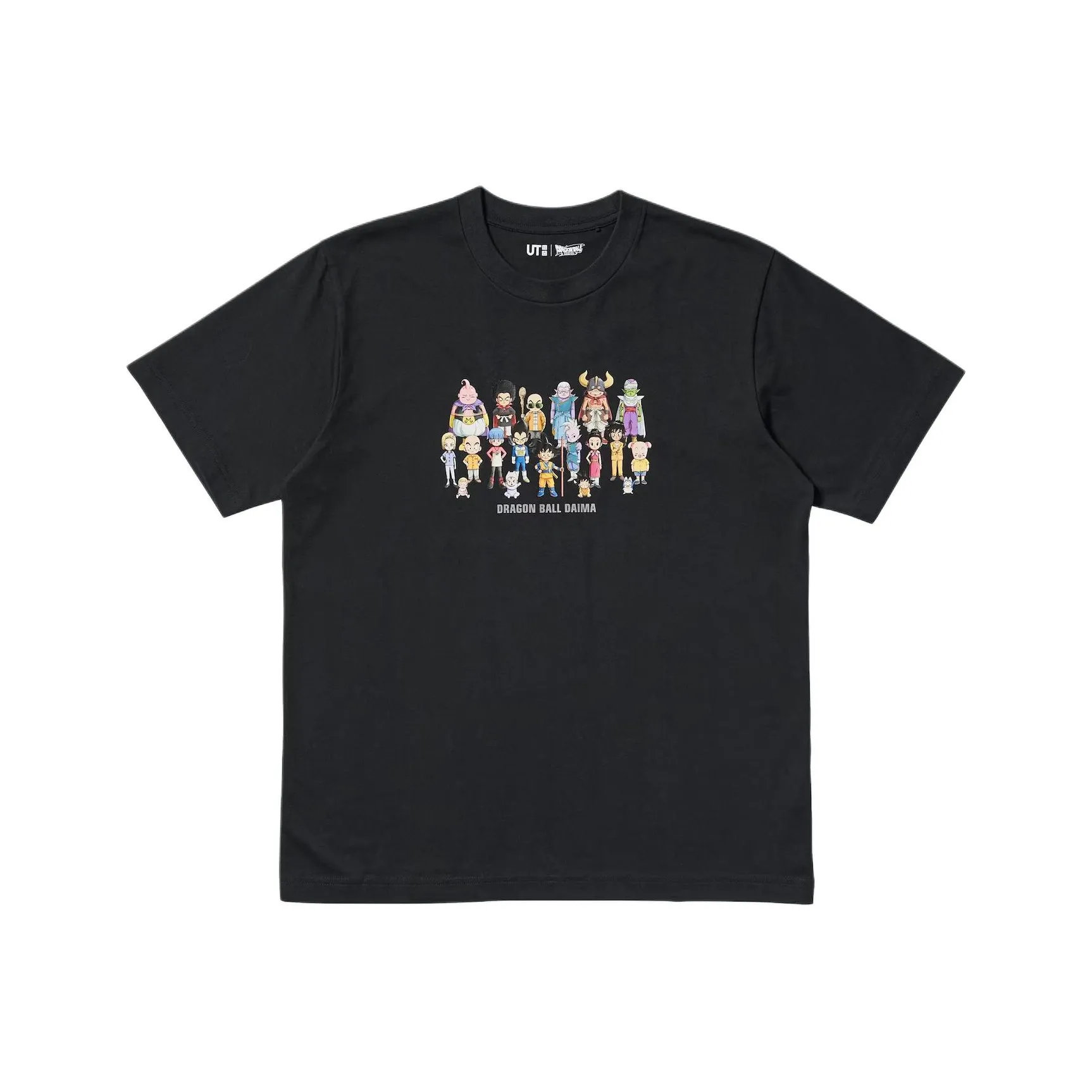 UNIQLO Dragon Ball Collaboration Черная Унисекс Футболка