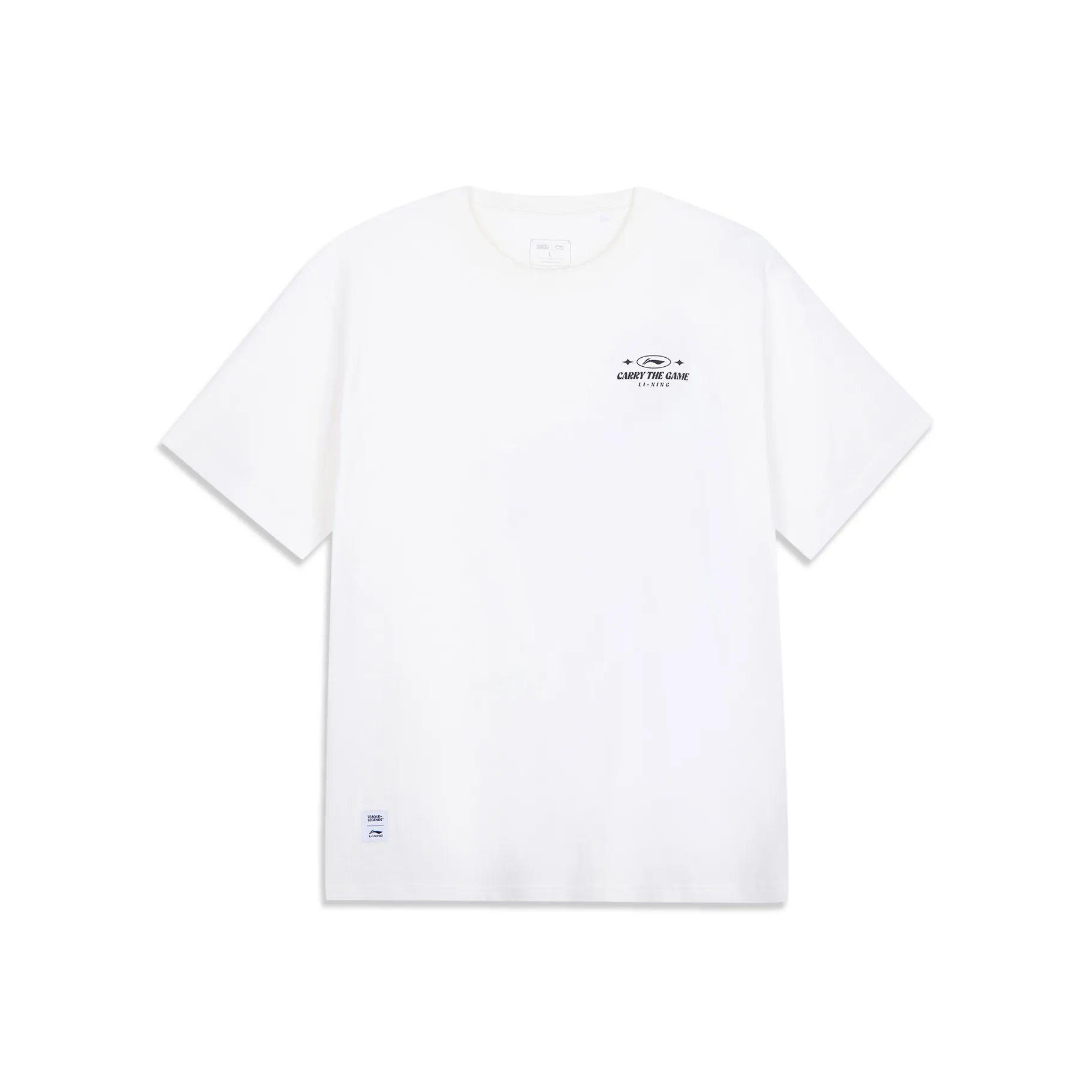 LINING x Лига Легенд Sports Life Collection T-рубашка унисекс Айвори Image Цветочный