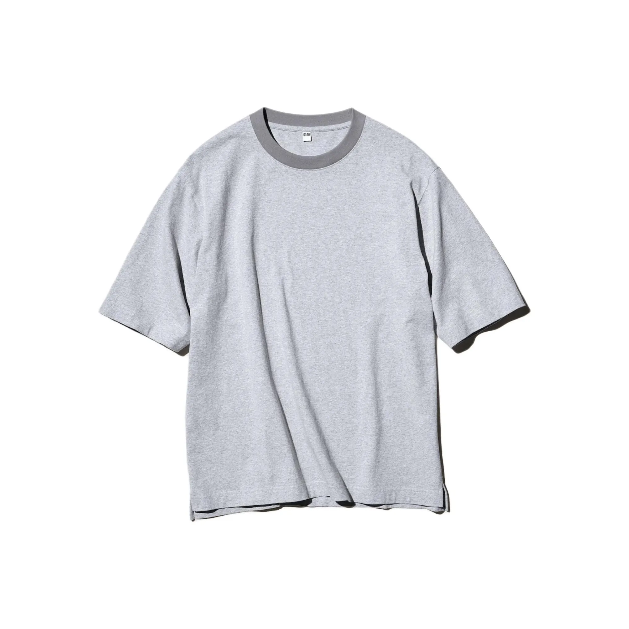 UNIQLO T Shirts Unisex Sky Gray
