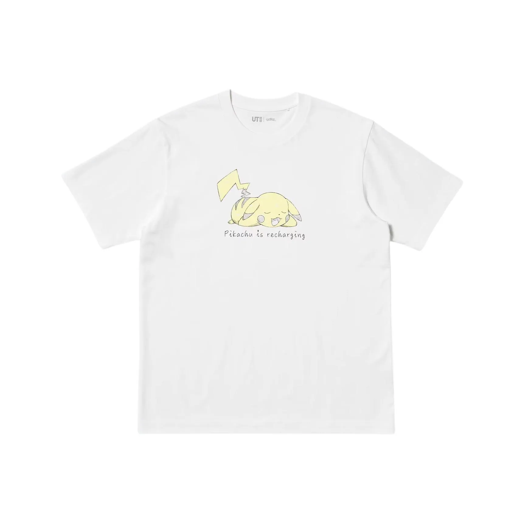 UNIQLO x Pokémon Collaboration Pokémon Collaboration SS25 Рубашка Мужская Белая