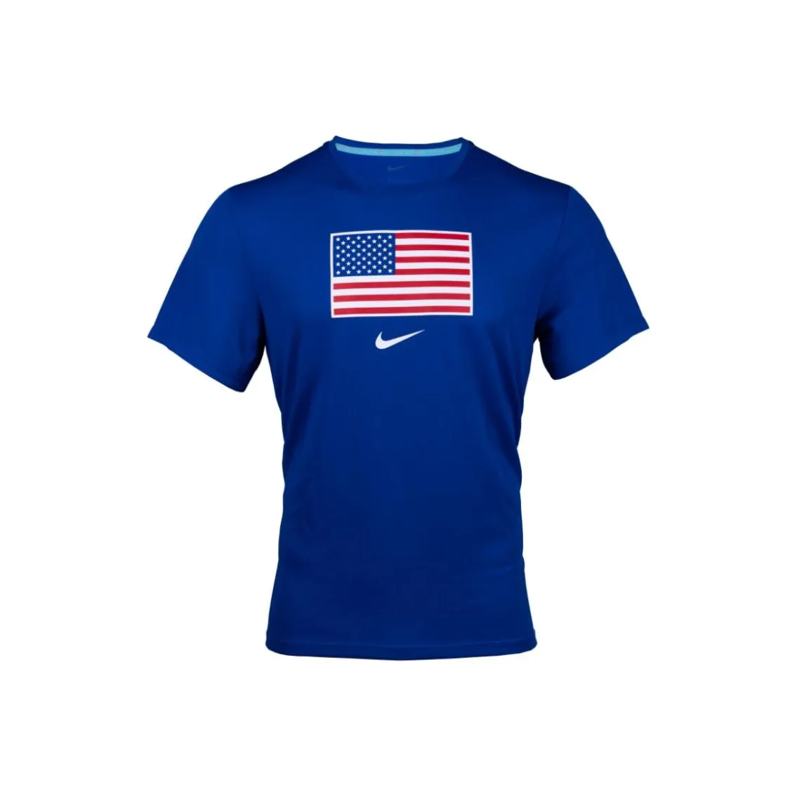 Nike Dri-FIT USA Miler Running T-shirt 'Royal Blue