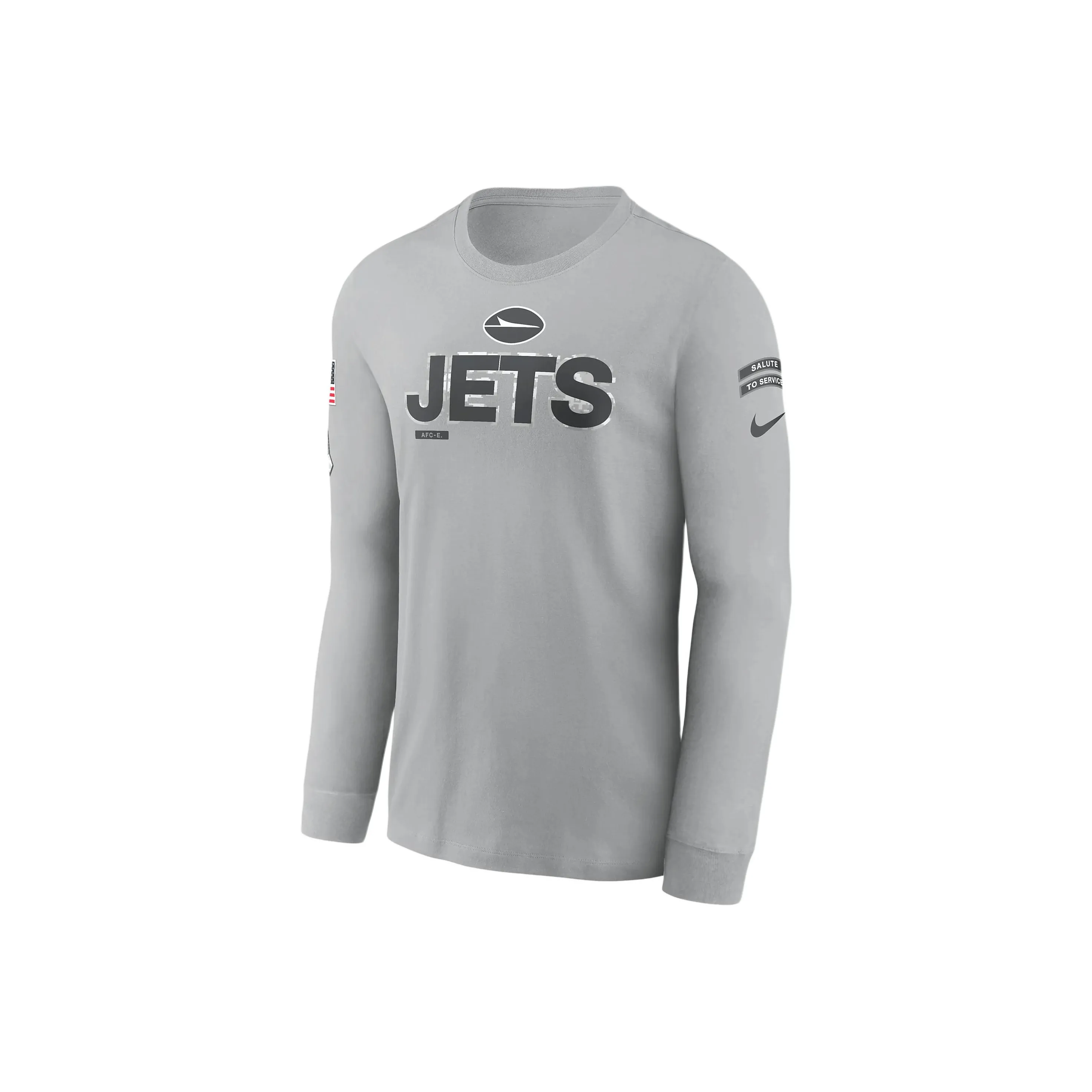 Nike New York Jets Salute To Service Mascot Edge Legend Men's Nike Nfl Long Sleeve T Shirt