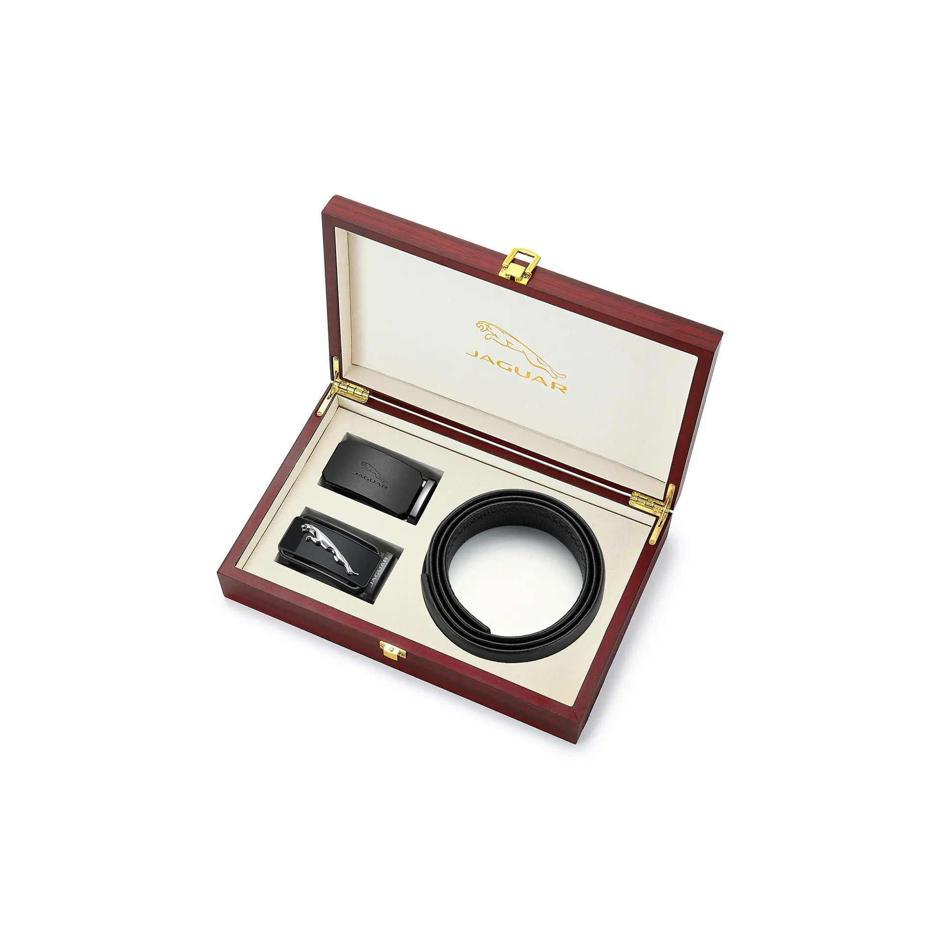 JAGUAR Ремни из натуральной коровьей кожи мужской черный ширина 3,5 см