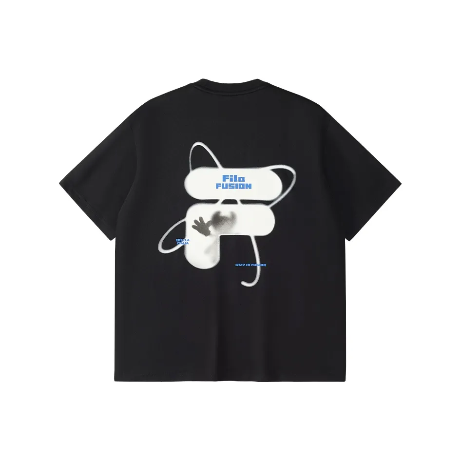 FILA FUSION FOB T Рубашка Унисекс Глубокий Черный