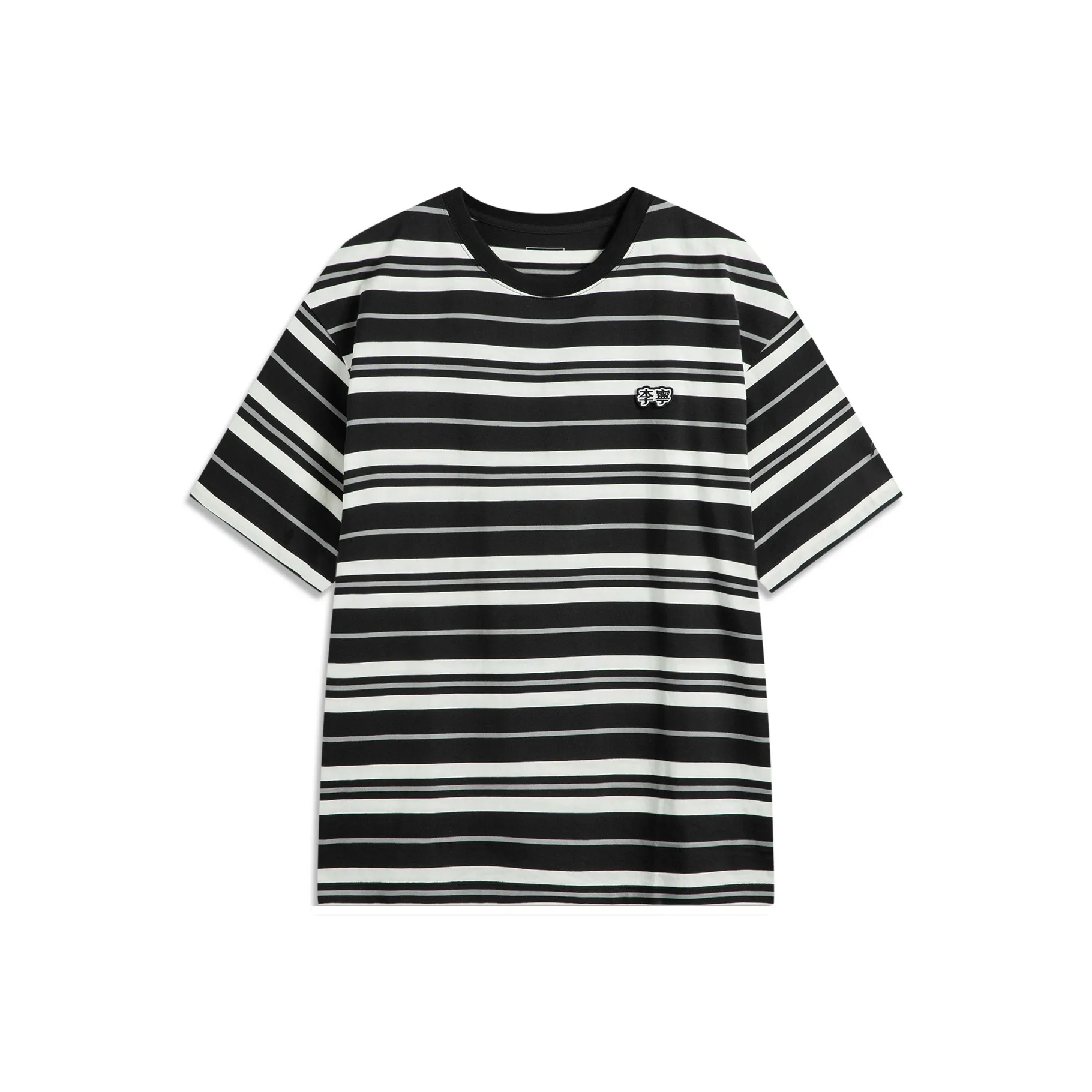 LINING Sports Life Collection Т-Рубашка Мужская Черная LUNAR Поверхность Серый