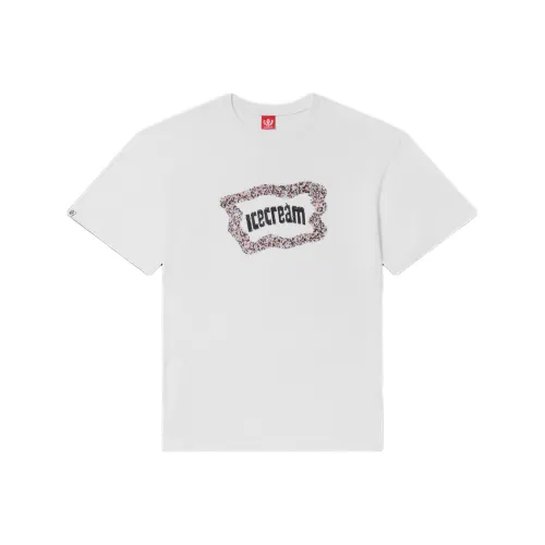 Мороженое 2024 Summer Collection Белый Унисекс Футболки