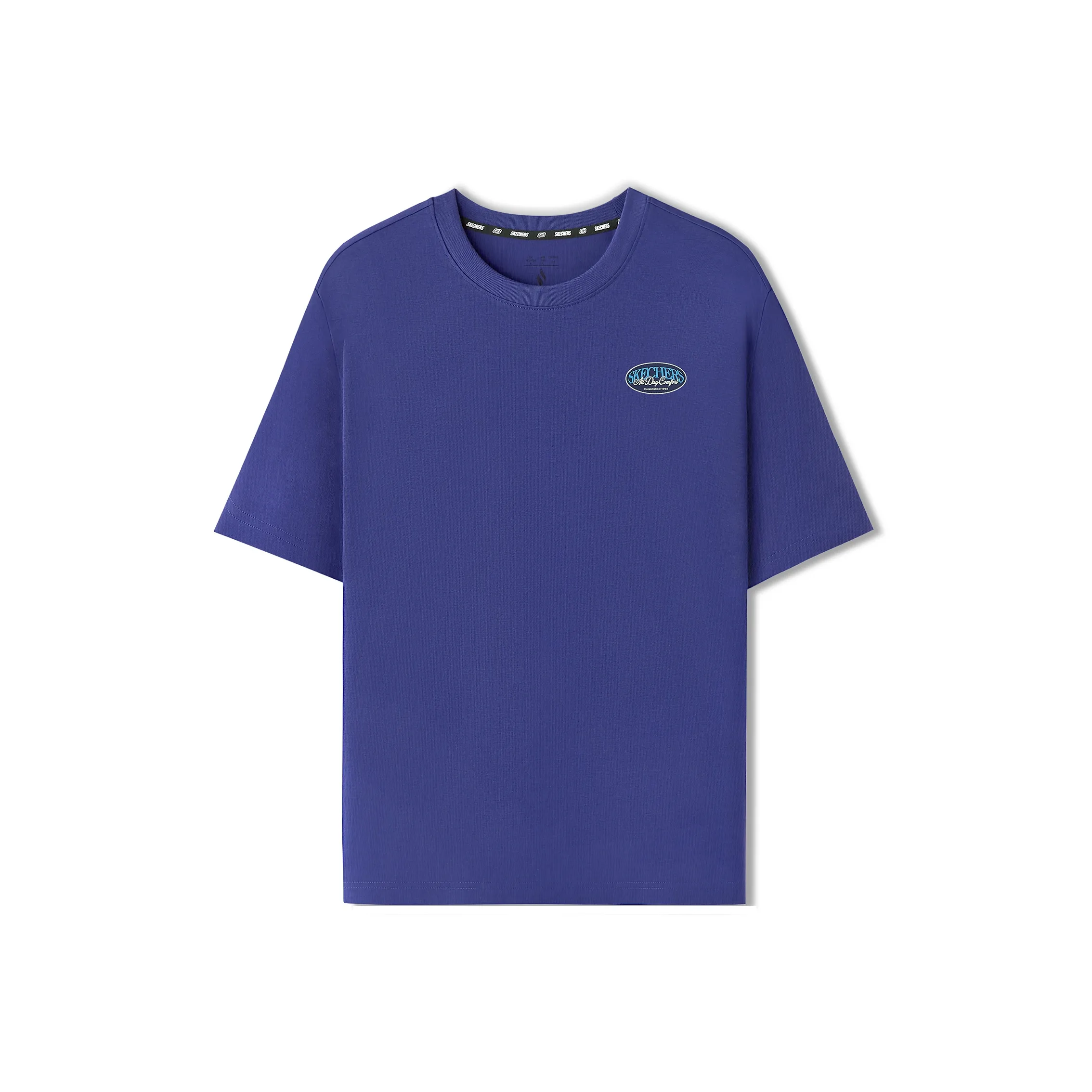 Skechers Sports Life Collection T-Shirt Унисекс Капитан Фиолетовый