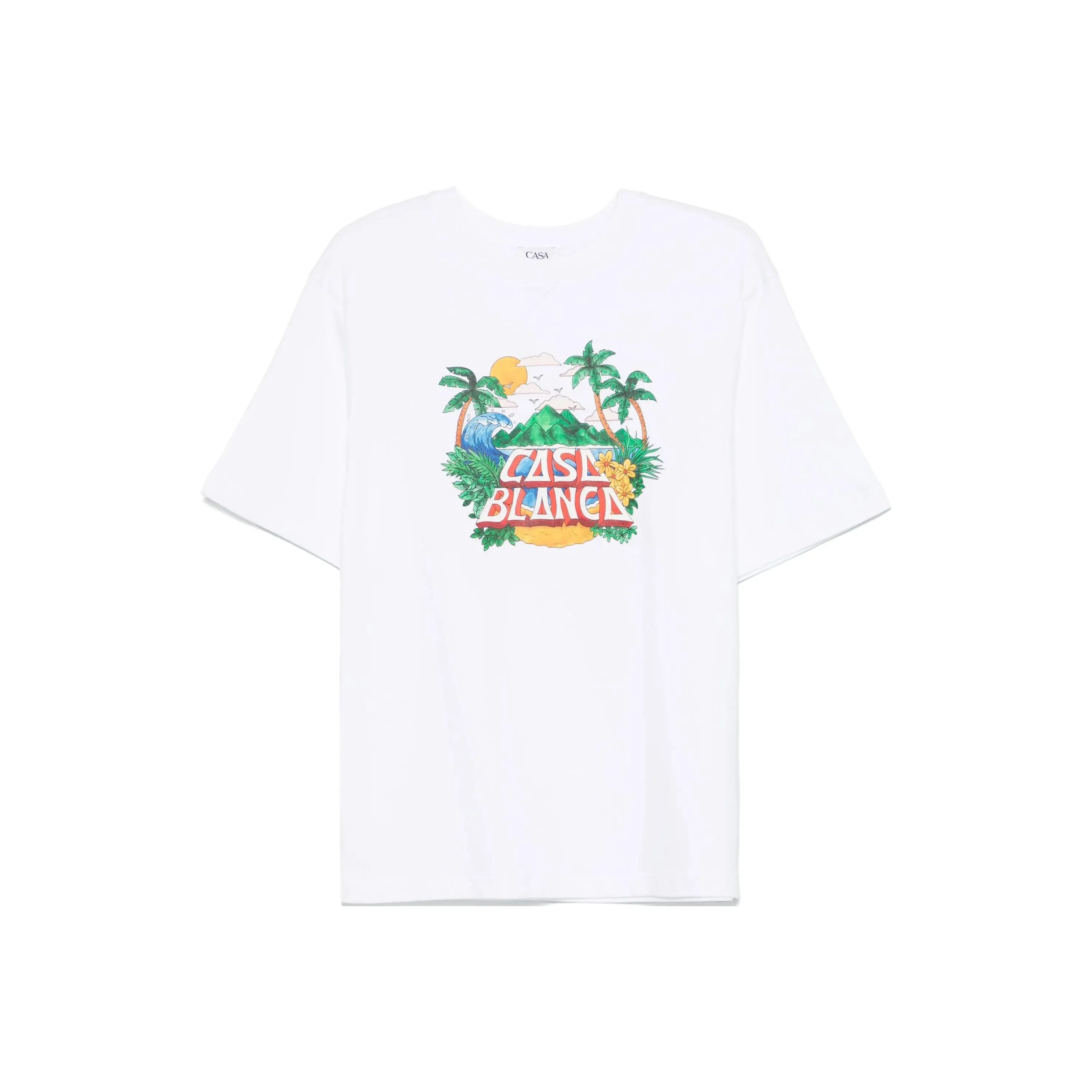 CASABLANCA Casa Beach Wave T shirt