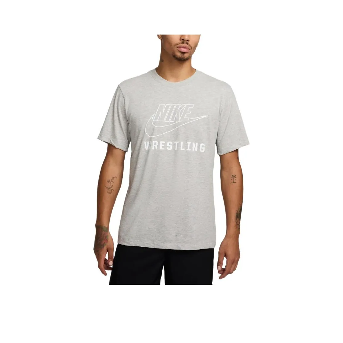 Nike Swoosh T-Shirts Men Gray