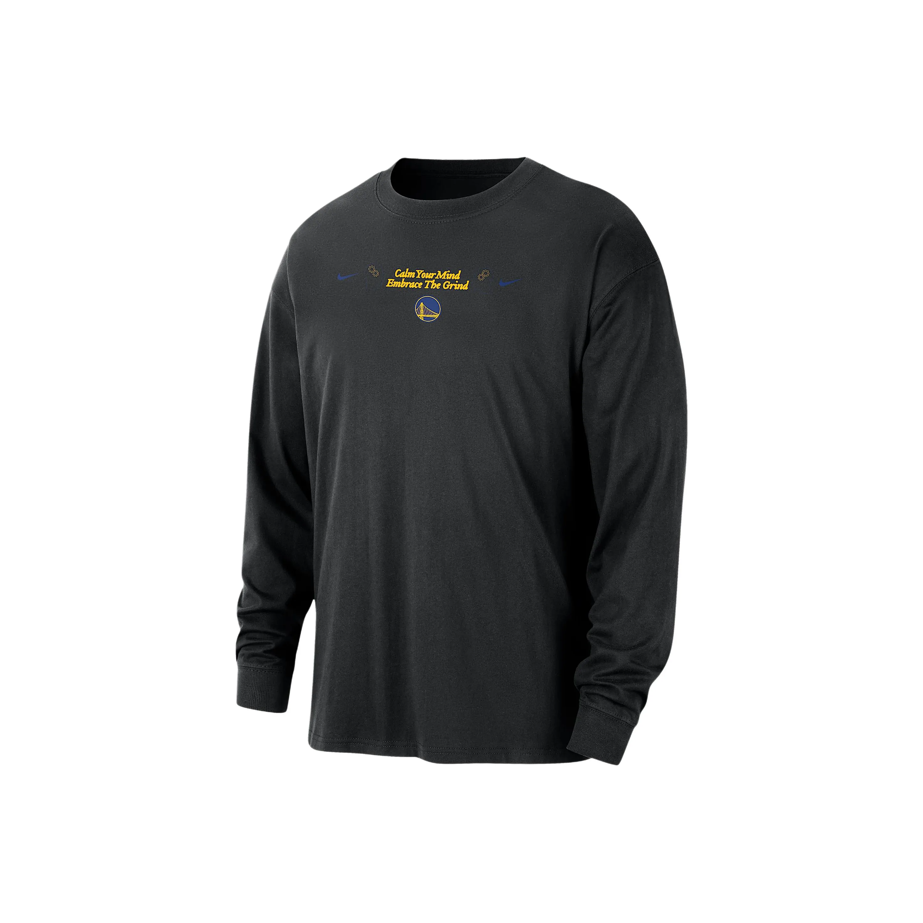 Nike Golden State Warriors Courtside Men's Nike Nba Max90 Long Sleeve T Shirt