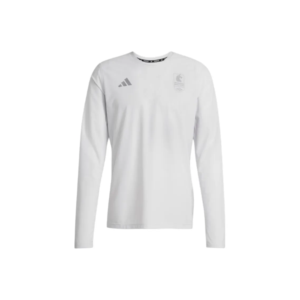 Adidas Boston Marathon 2025 OWN THE RUN Длинный рукав Т-рубашка Мужская Dash Серый