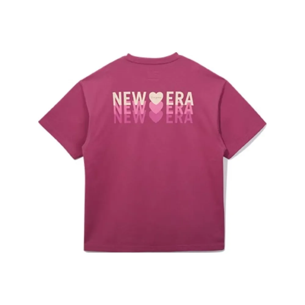 New Era Valentine's Day Collection SS25 Любовь AT Nightfall Sunset Collection T-Shirt Unisex Pink