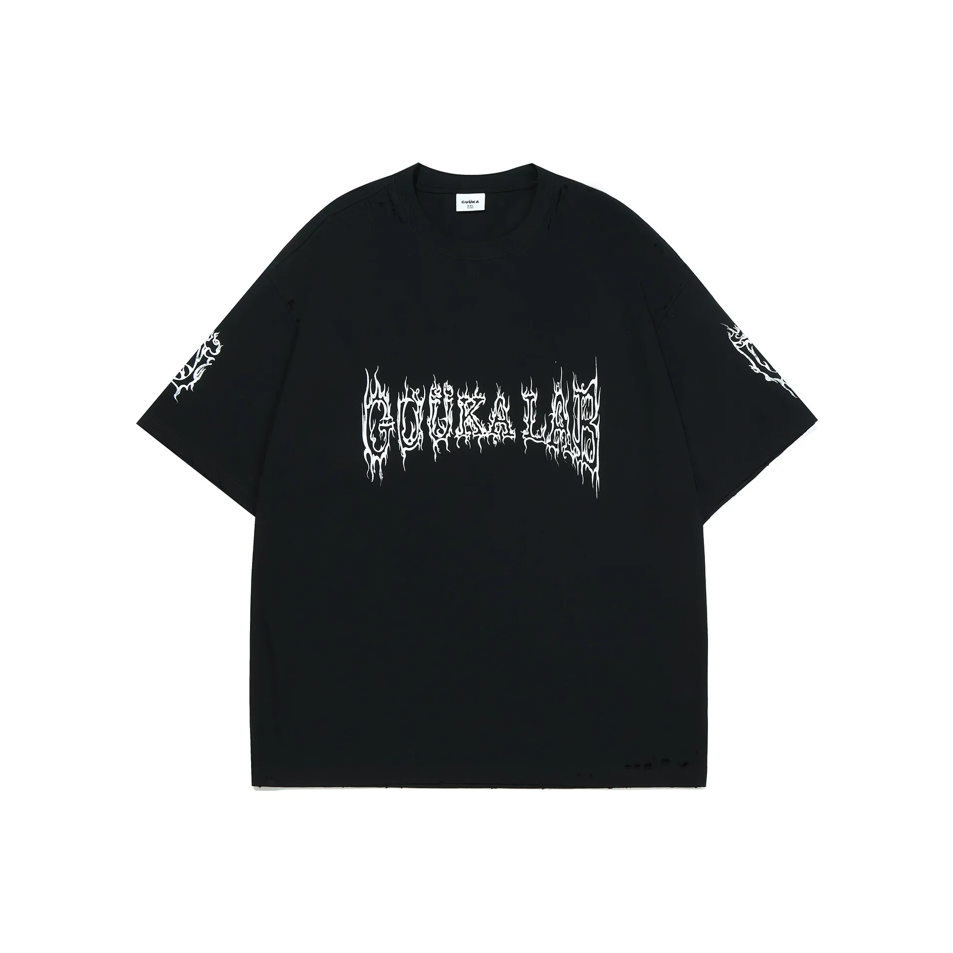 Guuka Короткий рукав T-рубашки Унисекс Черный