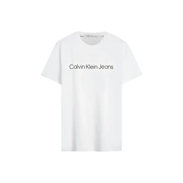 CALVIN KLEIN T Shirt Men's Moon White