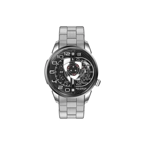 BEHRENS Автоматический Механический Movement Унисекс Коллекция Rotor Часы 42 мм Черные