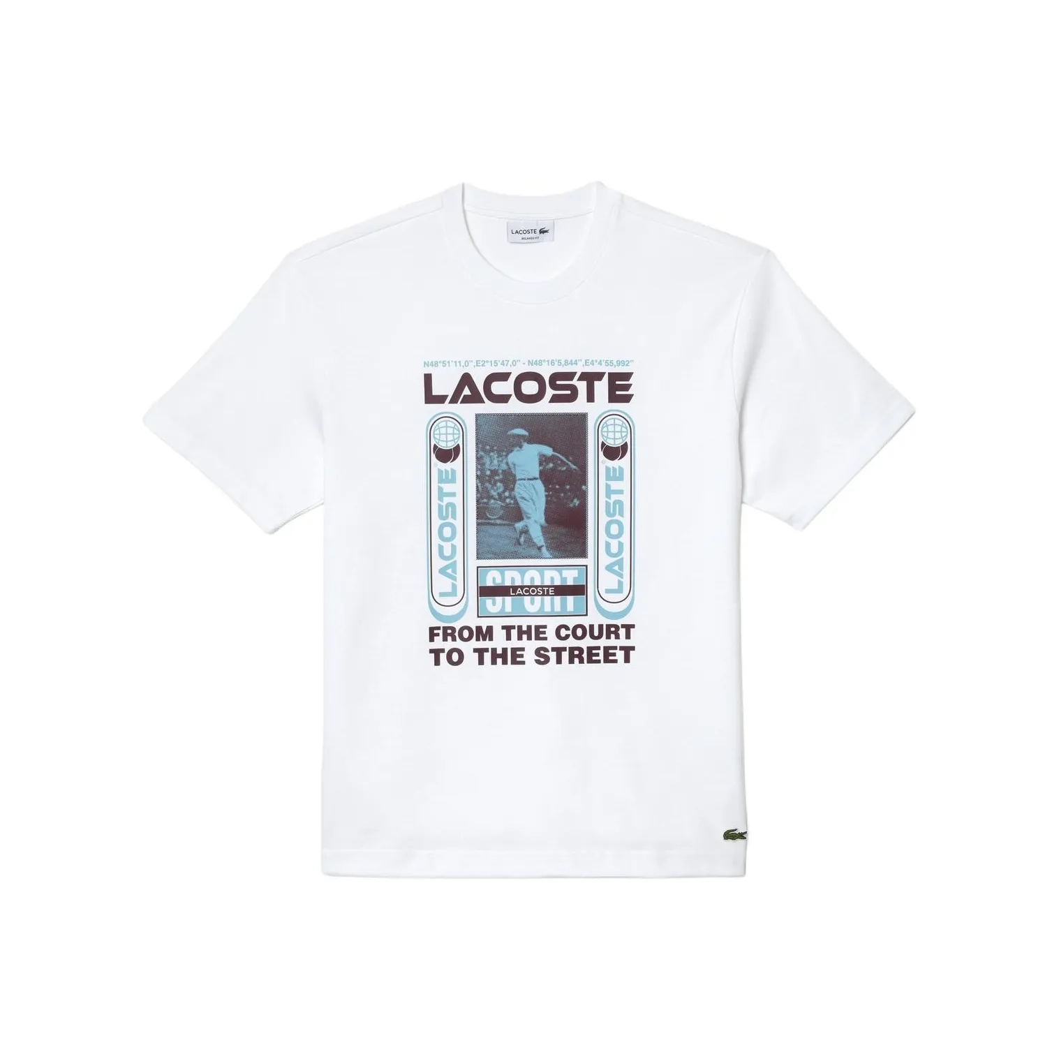 LACOSTE T Shirts Men White
