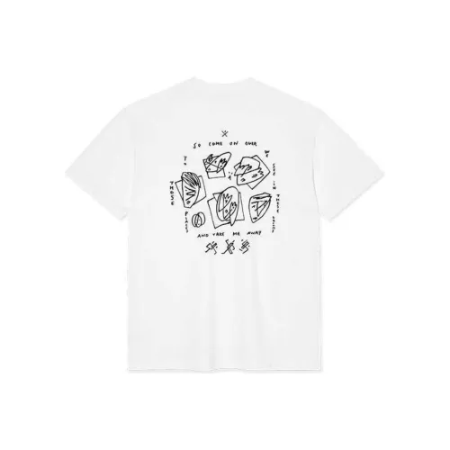POLAR SKATE CO Белая унисекс футболка