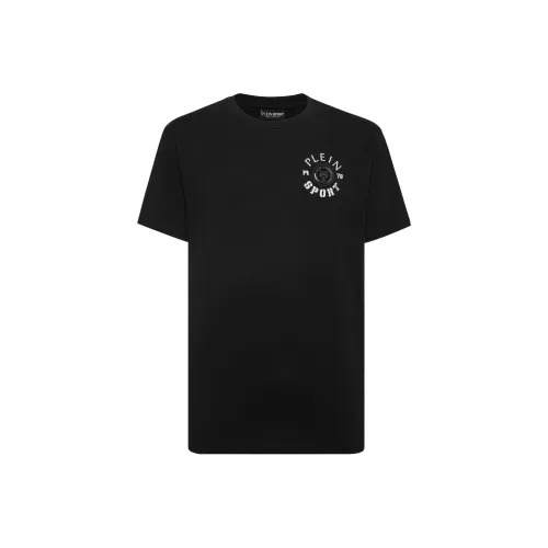 PLEIN SPORT Черная Мужская Рубашка