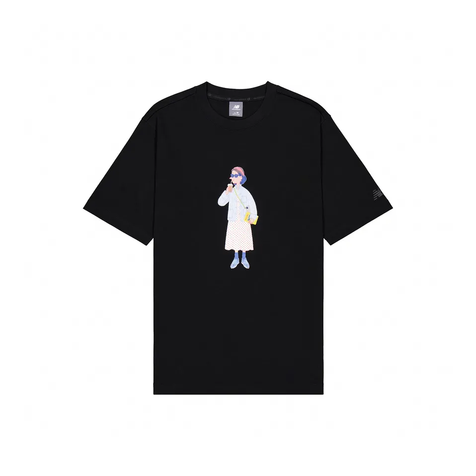 New Balance T Shirt Unisex Black