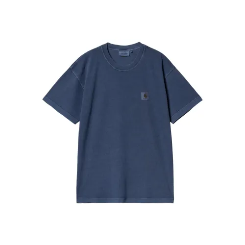 Carhartt WIP Collaboration GARMENT DYED SERIES Синяя Унисекс Футболка