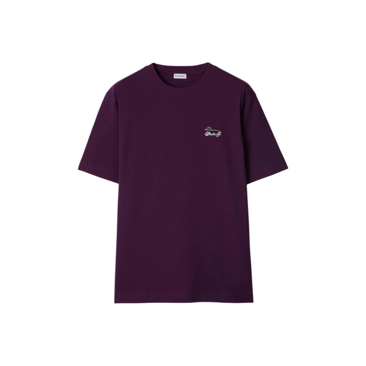 Burberry Logo-embroidered Cotton T-shirt