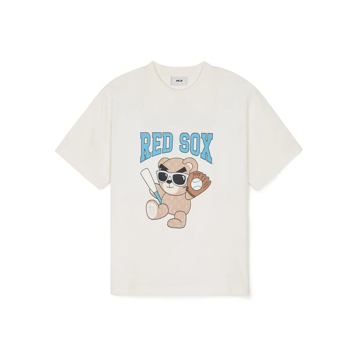 MLB Boston Red Sox Mega Bear Boston Red Sox T Shirt Unisex Cream