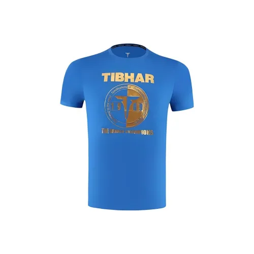 TIBHAR Синее золото Мужские рубашки T