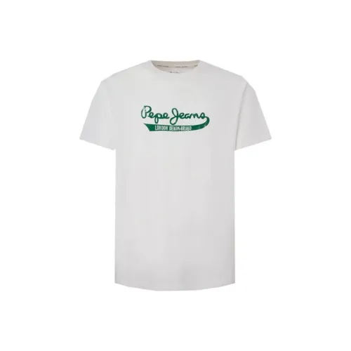 Pepe Jeans Белая Мужская Рубашка